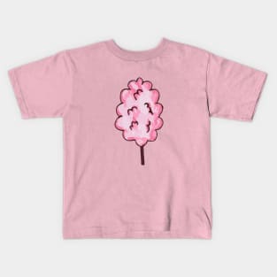 Pink Cotton Candy Kids T-Shirt